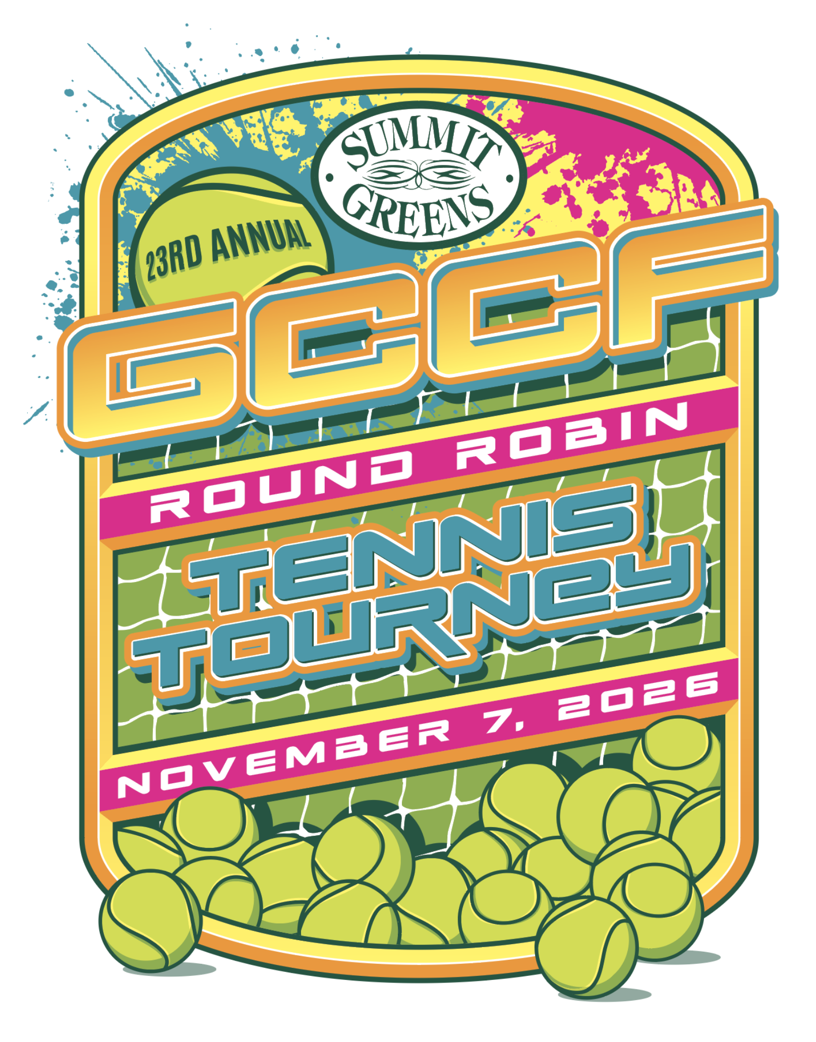 2027 Tennis Tourney T-Shirt design