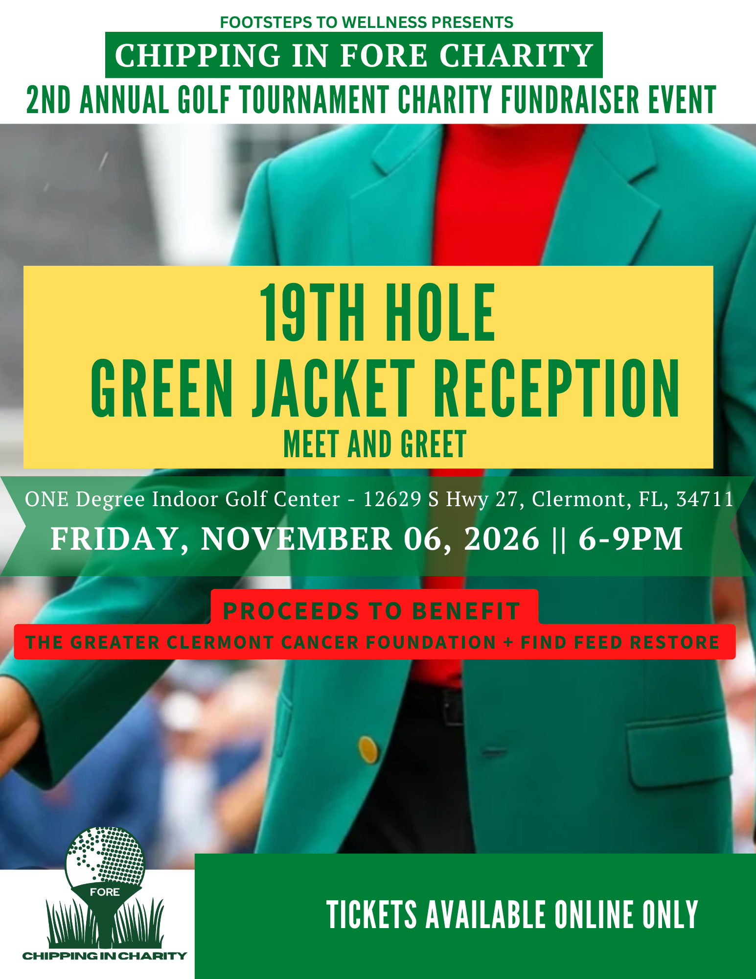 * 19th Hole Green Jacket Reception Meet & Greet