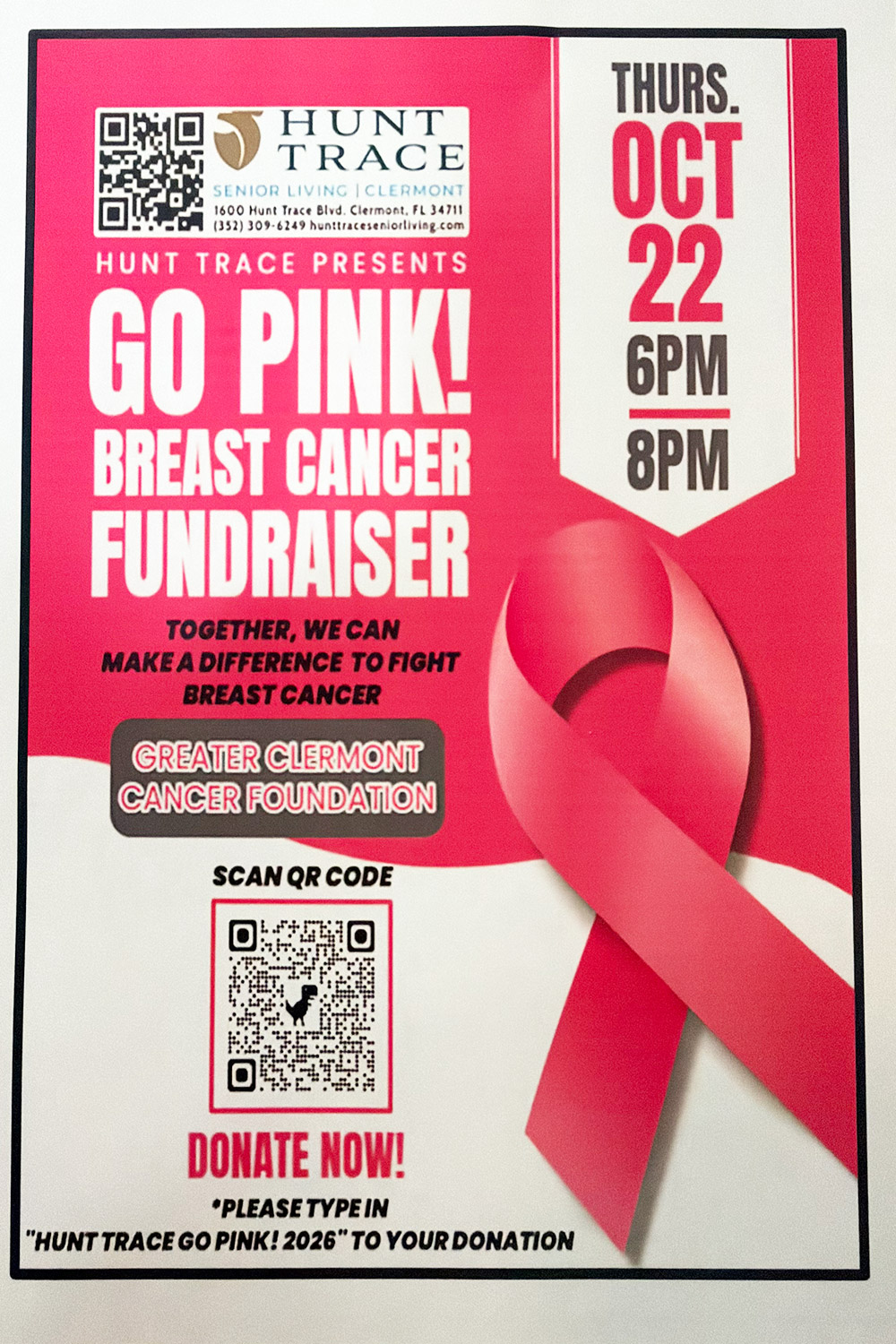 Go Pink! Breast Cancer Fundraiser